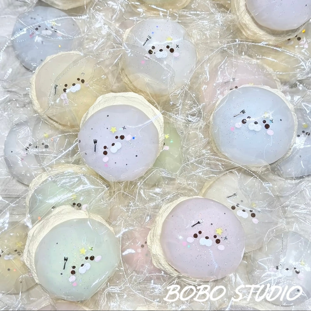 BOBO スクイーズ　 アザラシ白玉団子 レモン
