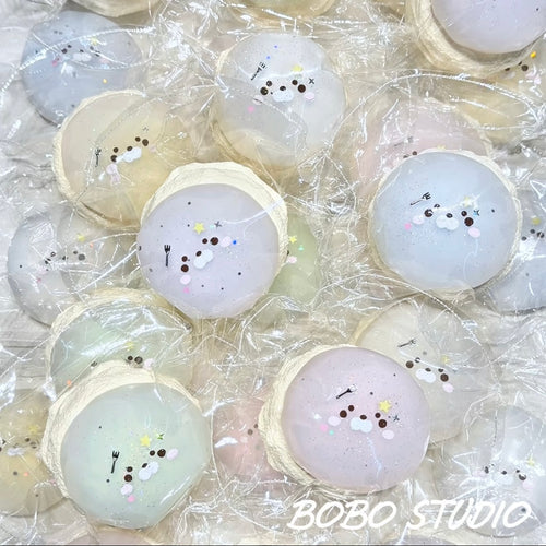 BOBO スクイーズ　 アザラシ白玉団子 いちご