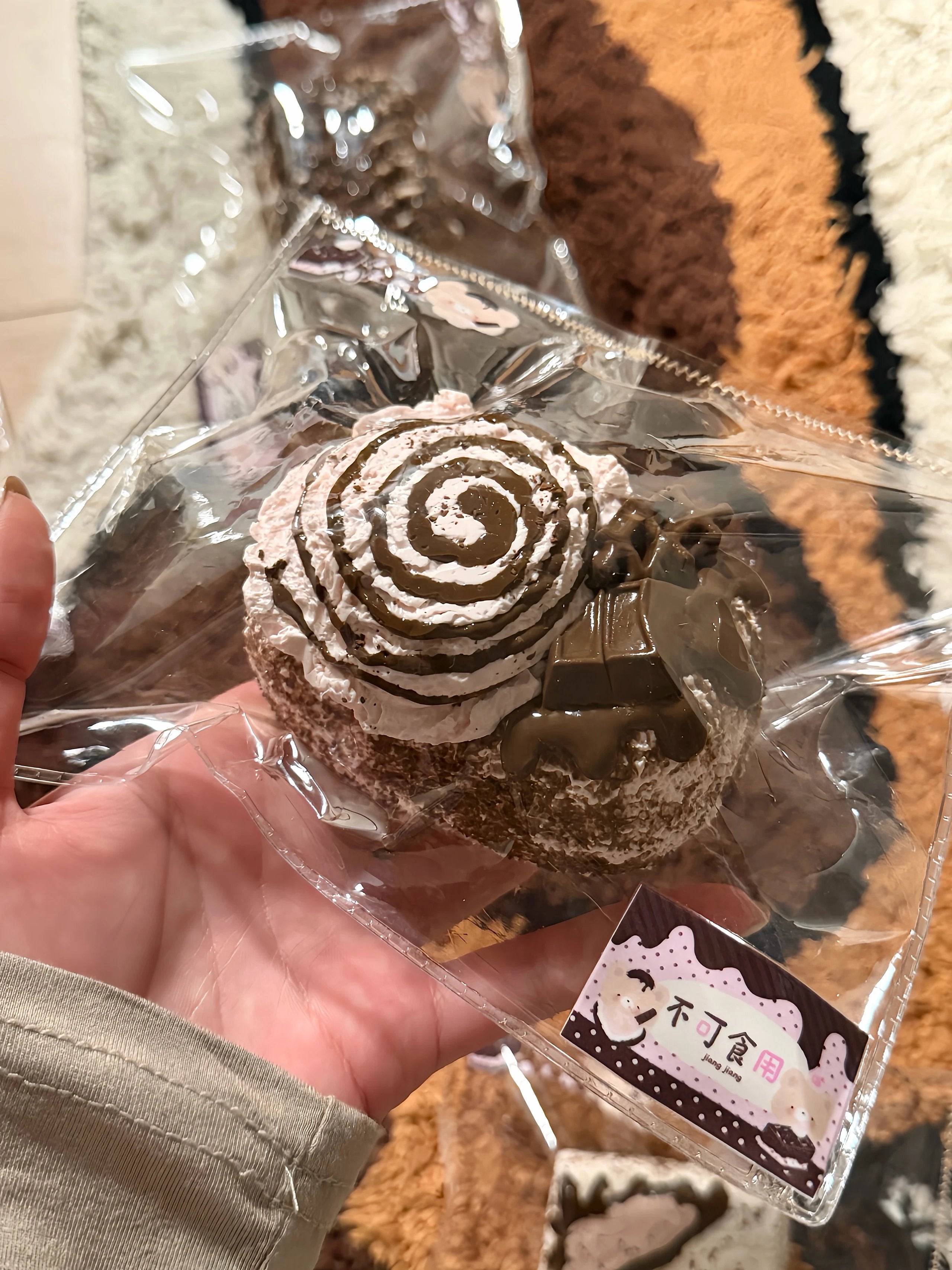 jiangjiang スクイーズ　チョコレートシリーズ　うずまきチョコレートケーキ