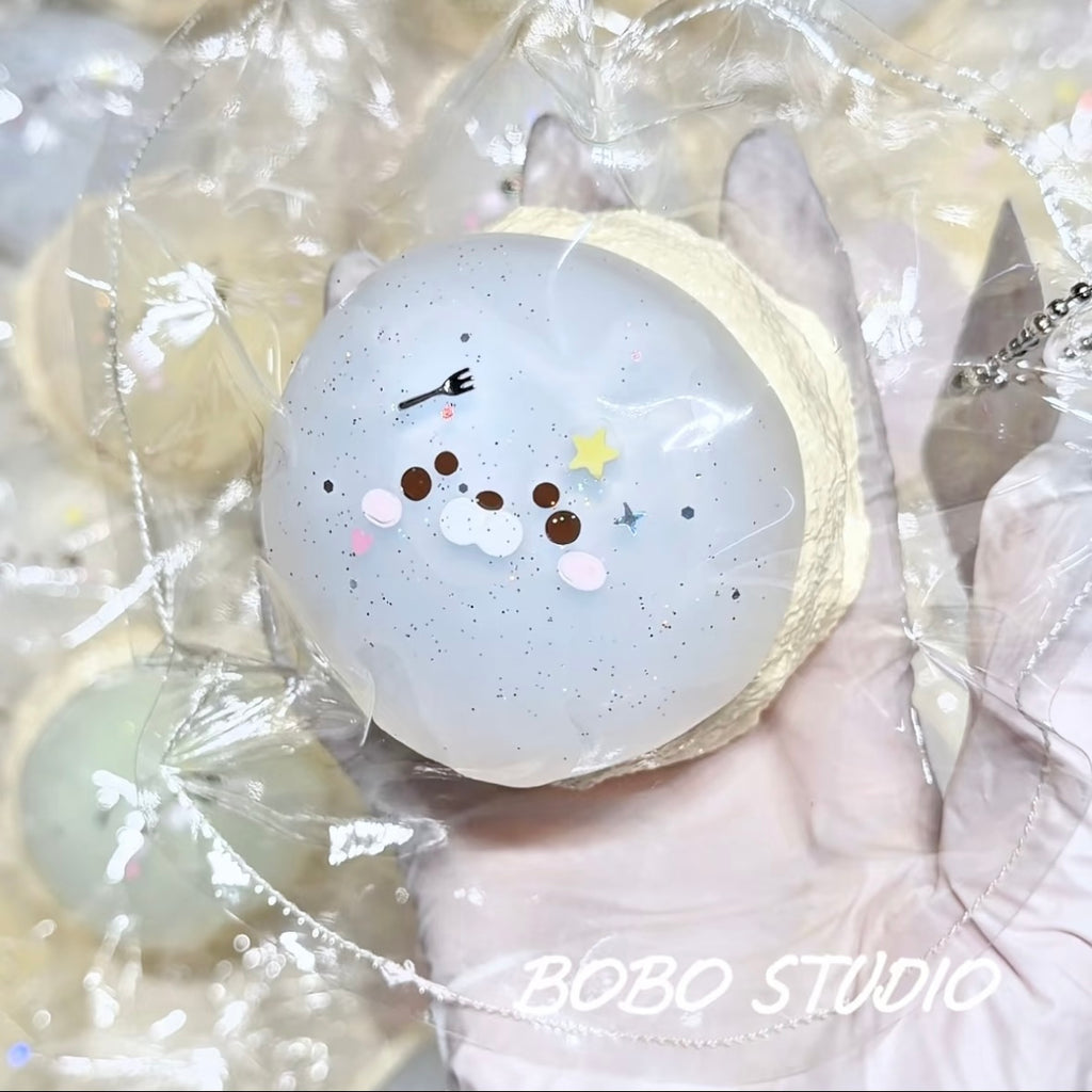 BOBO スクイーズ　 アザラシ白玉団子 ブルーベリー