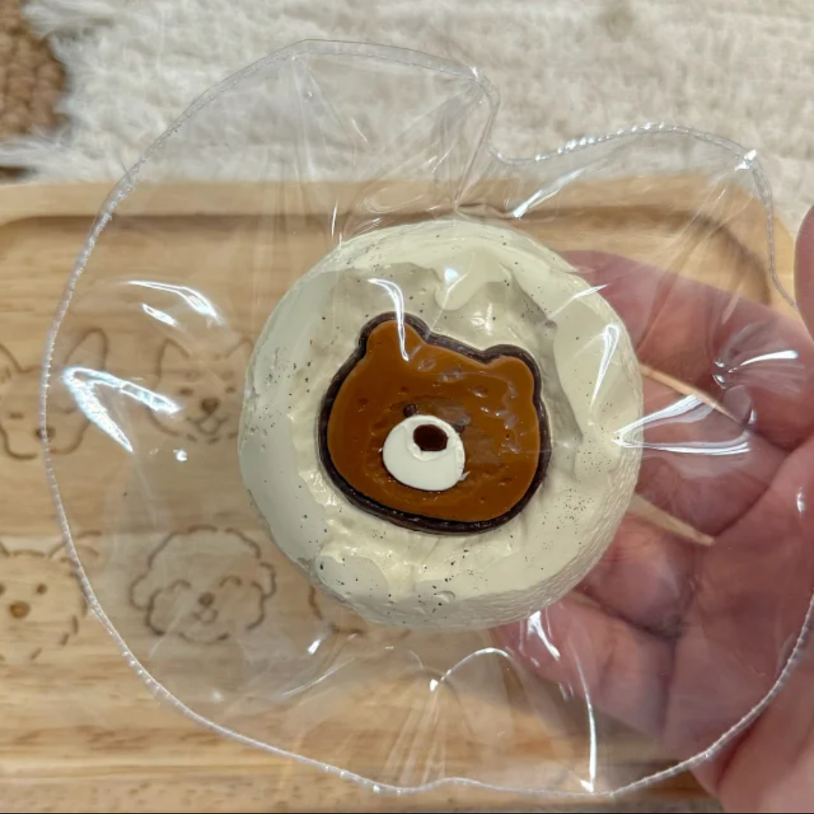 セール　春日幼稚園　スクイーズ　くまクッキー