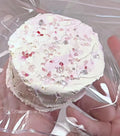 k5o  kooooo ローズシリーズ　スクイーズ　丸いケーキ 花びらなし シール付き