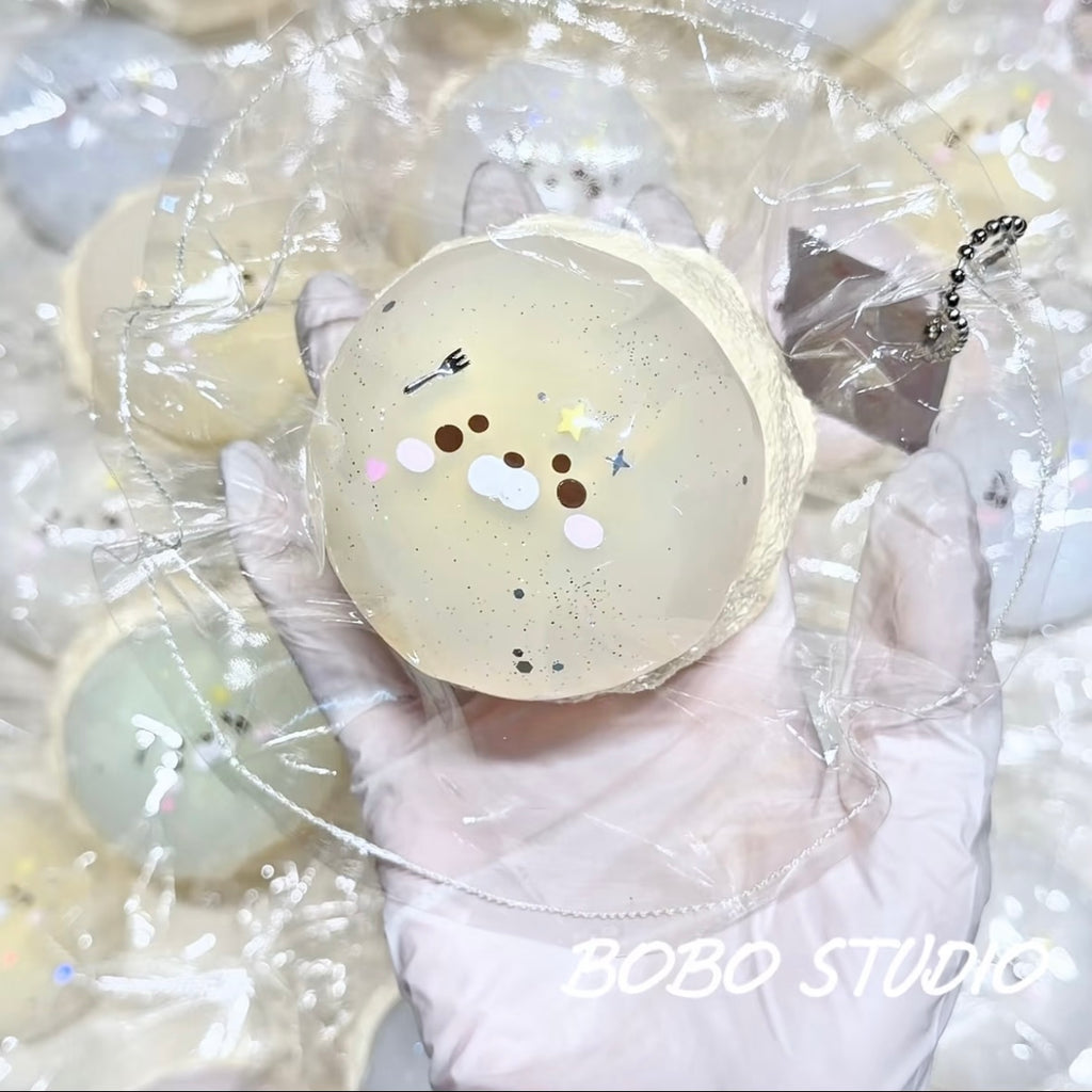 BOBO スクイーズ　 アザラシ白玉団子 レモン