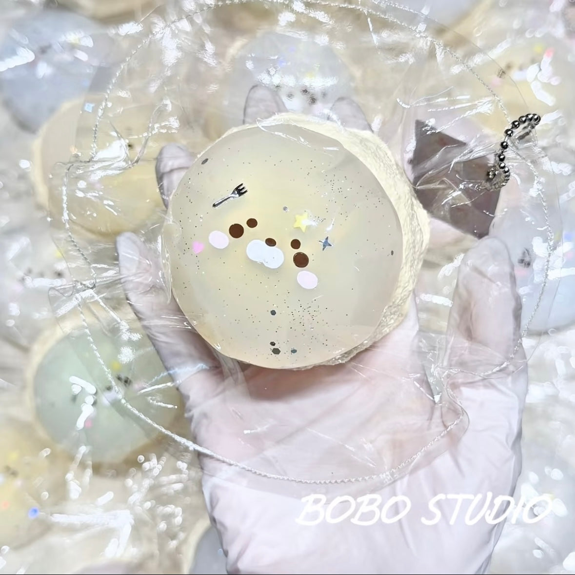 BOBO スクイーズ　 アザラシ白玉団子 レモン