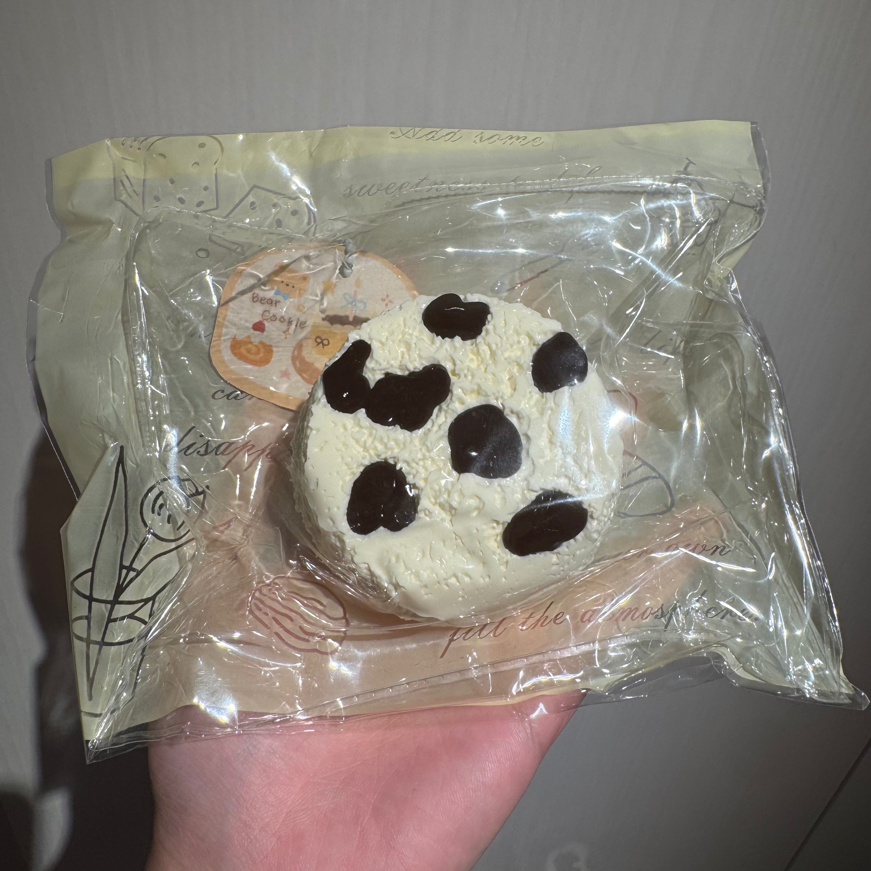小熊饼干 くまクッキー スクイーズ　 牛柄トースト